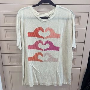 Aerie Heart Hands Tee